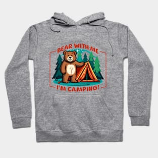 Camping Bear Outdoors Adventure Gift Hoodie